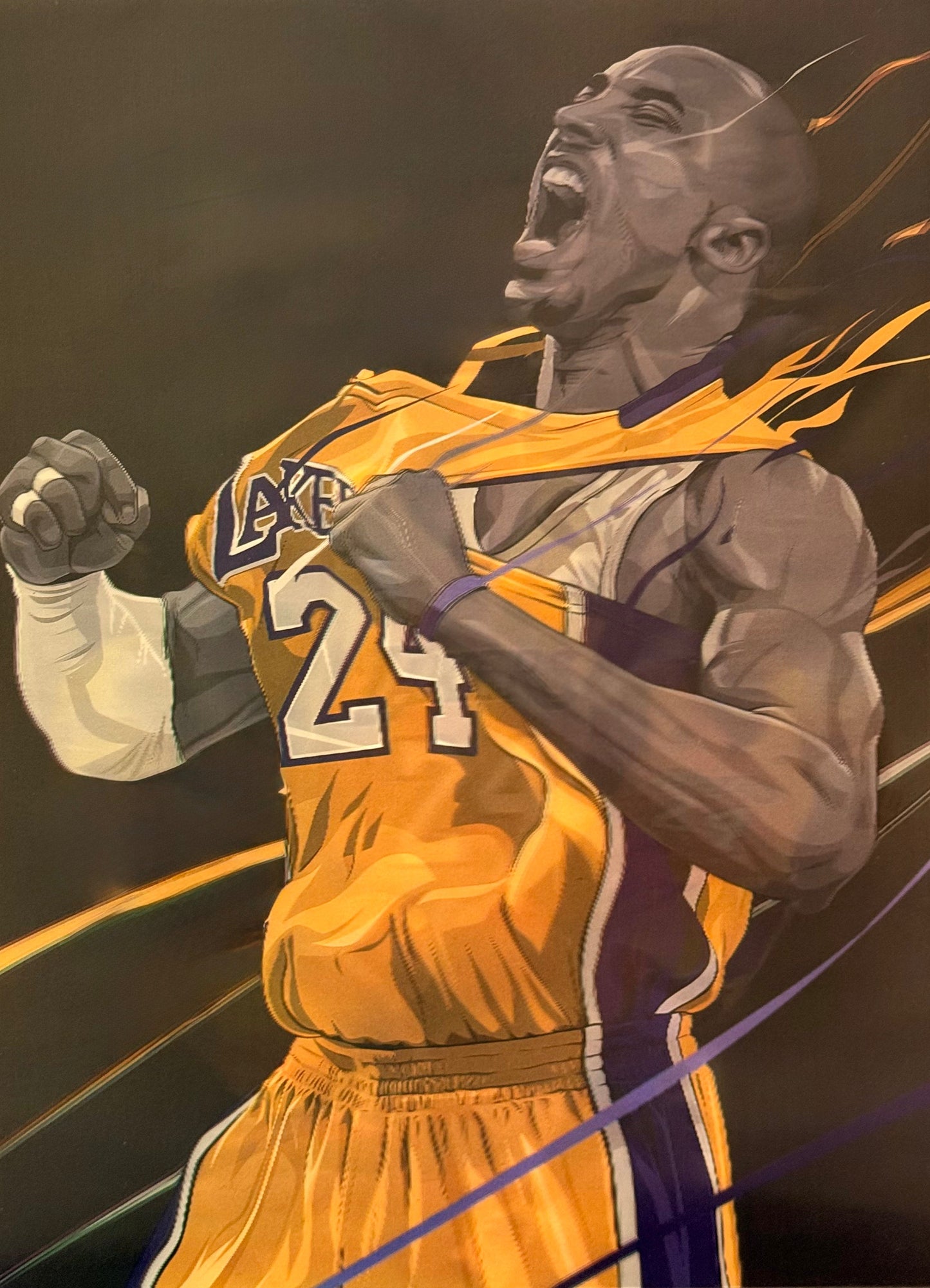 Kobe Bryant 3D Flip Poster