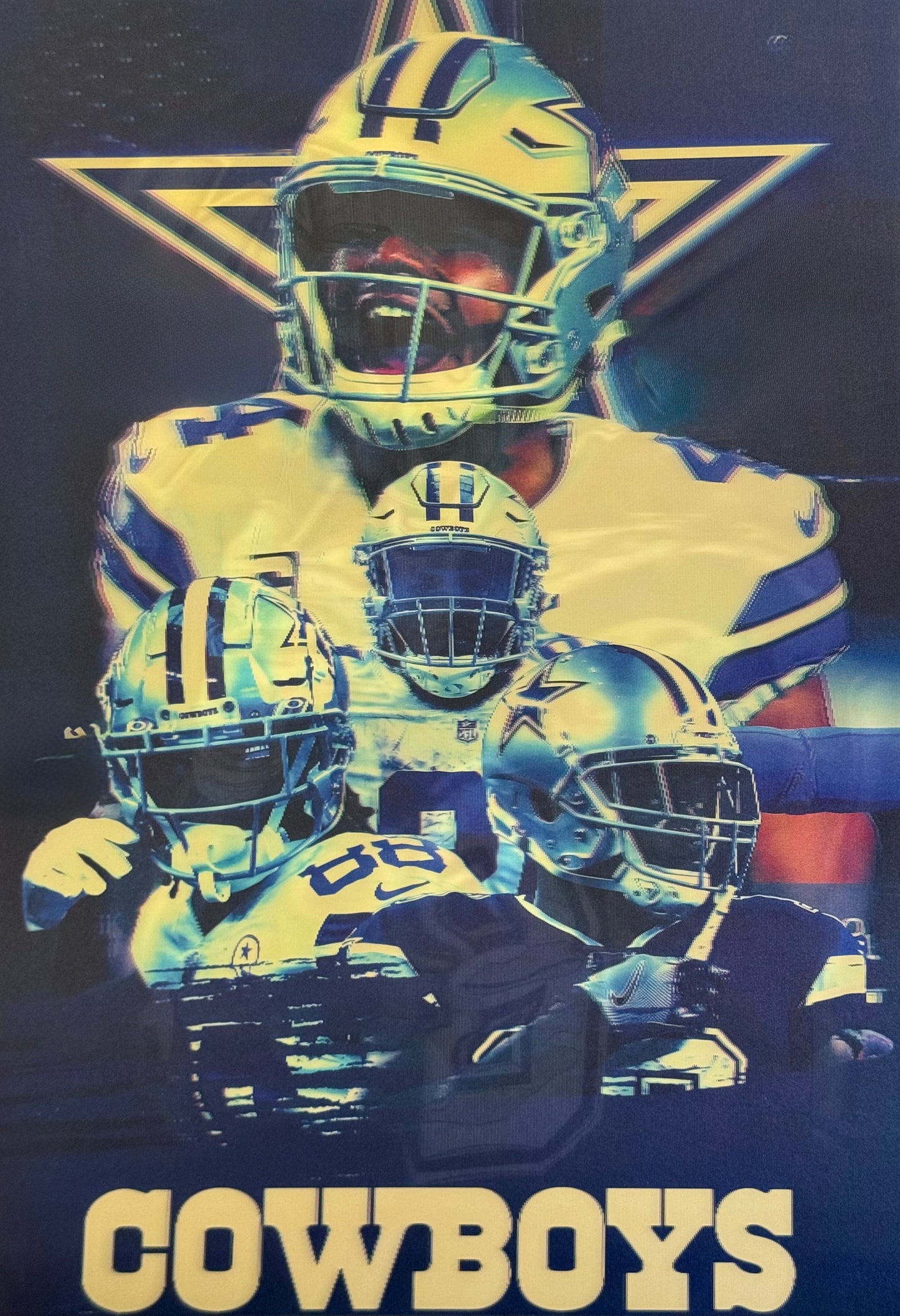 Dallas Cowboys 3D Flip Poster
