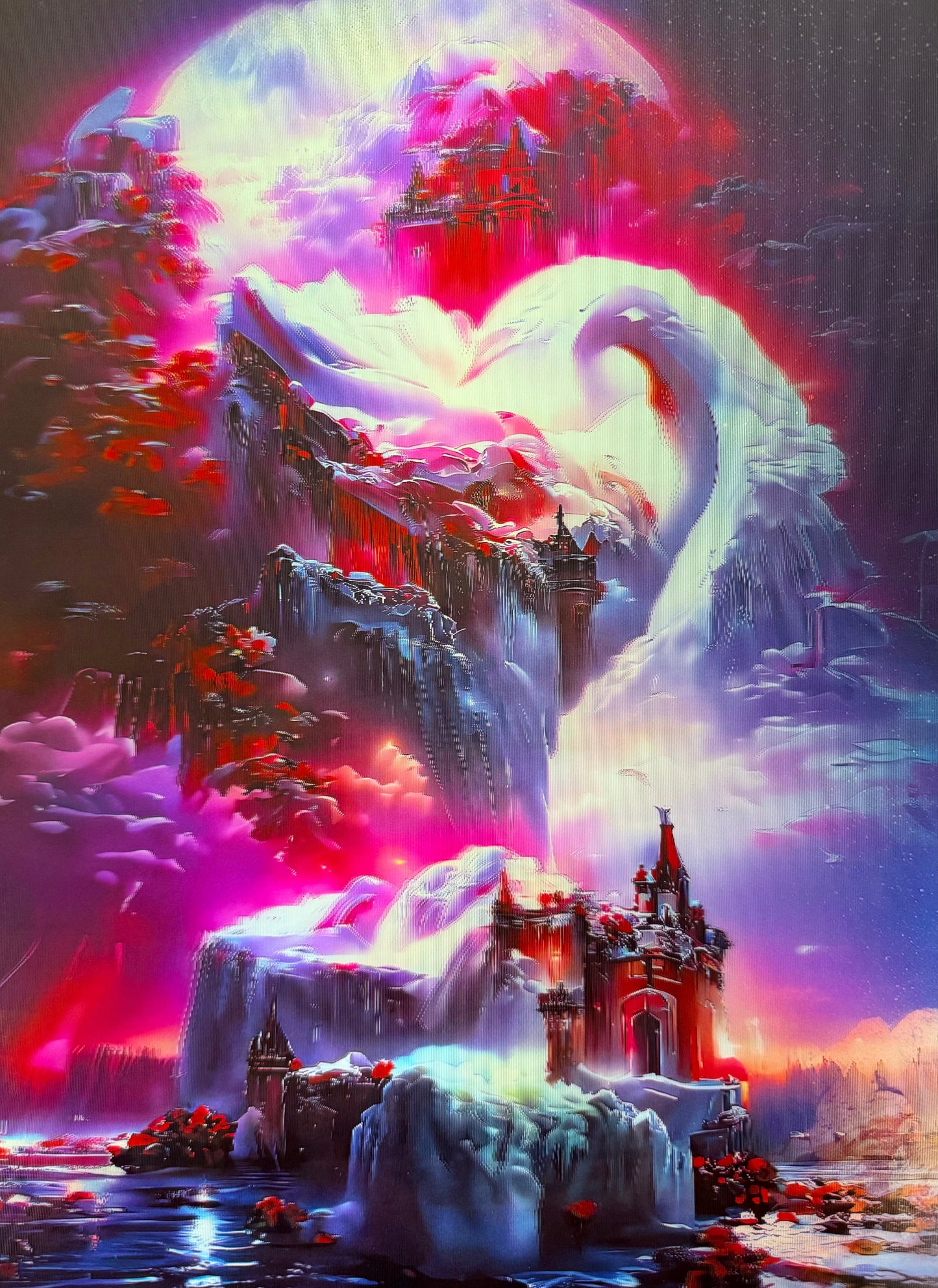 Space Tree & Kingdom 3D Flip Poster