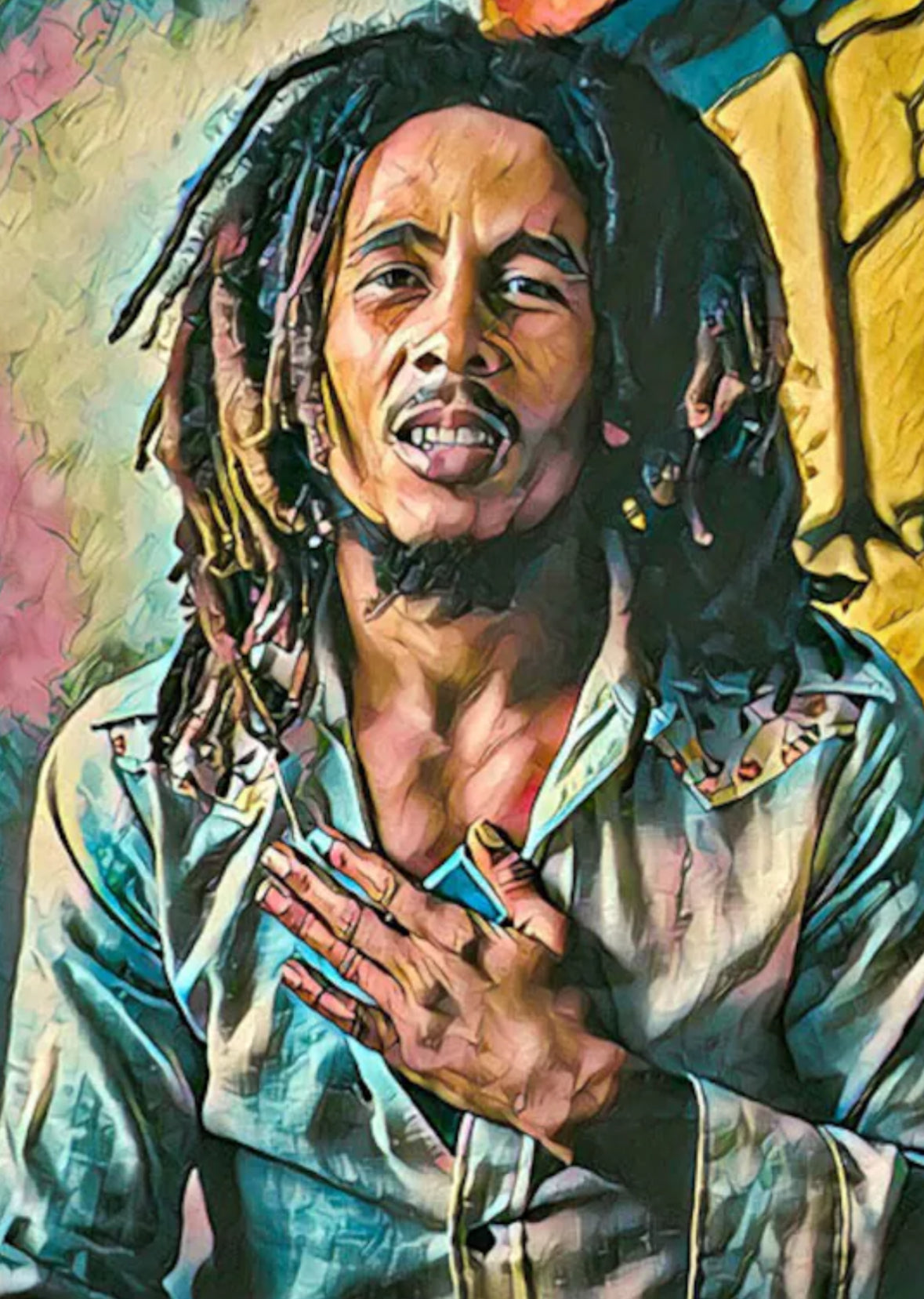 Bob Marley 3D Flip Poster