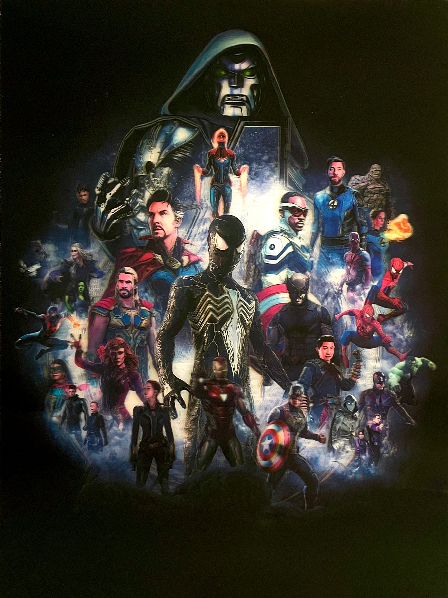 Avengers: Secret Wars 3D Depth Poster