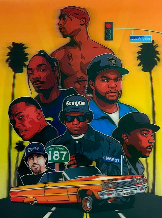 Straight Outta Compton 3D Depth Poster