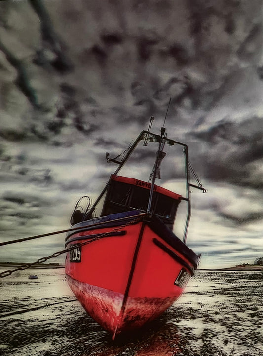Fishing Boat 3D Depth Poster