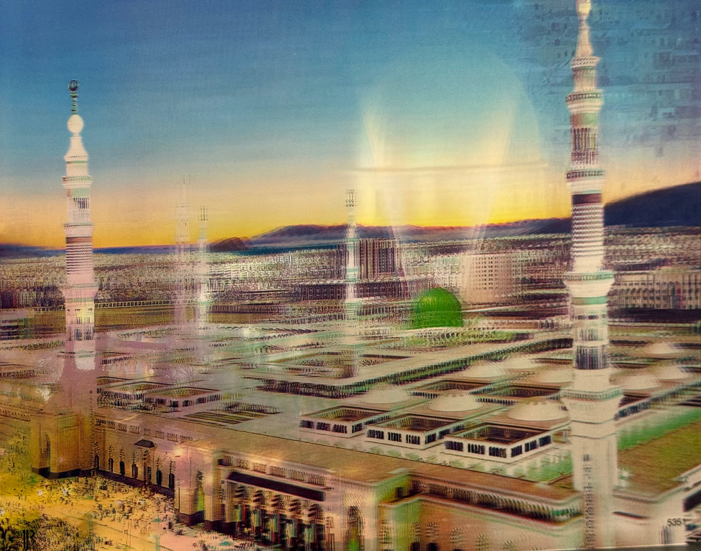 Al Aqsa Mosque & Mecca 3D Flip Poster