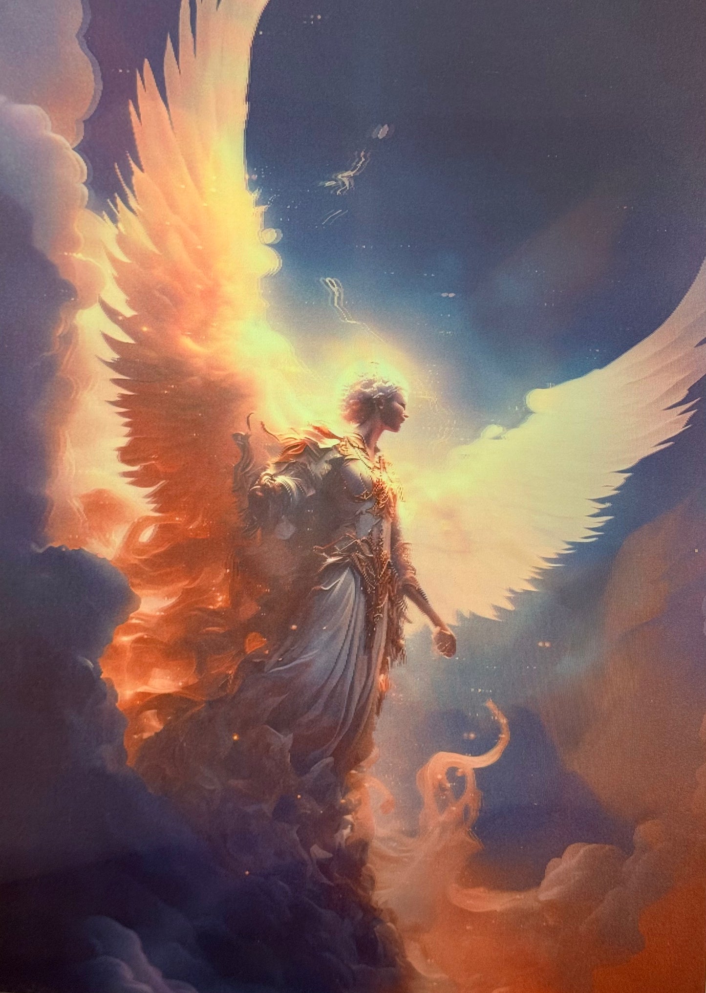 Angels & Light for the World 3D Flip Poster