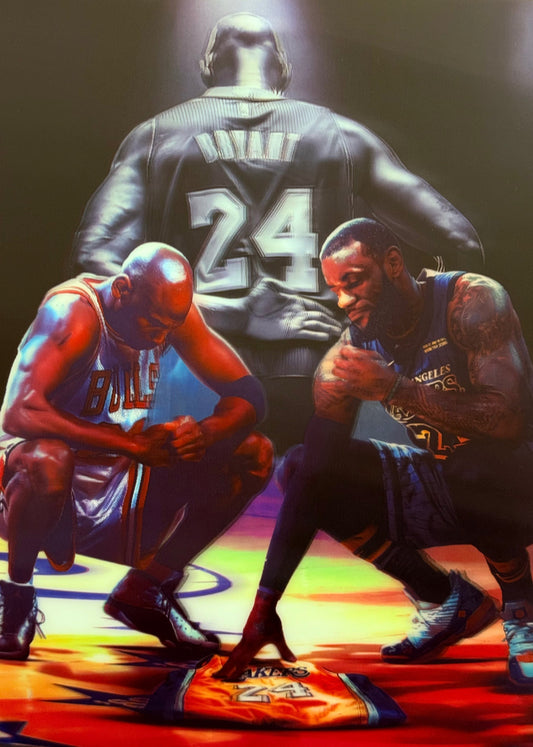 Kobe Bryant Tribute 3D Flip Poster