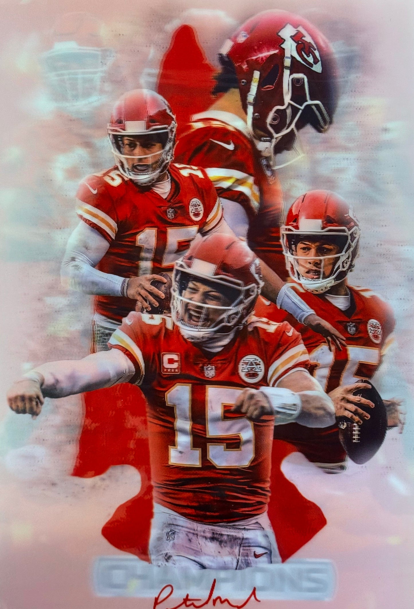 Kansas City Chiefs 3D Flip Poster