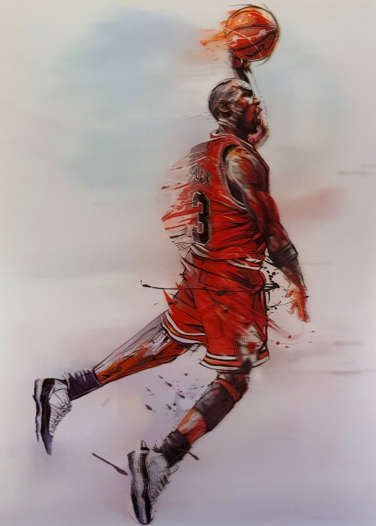 Michael Jordan 3D Flip Poster