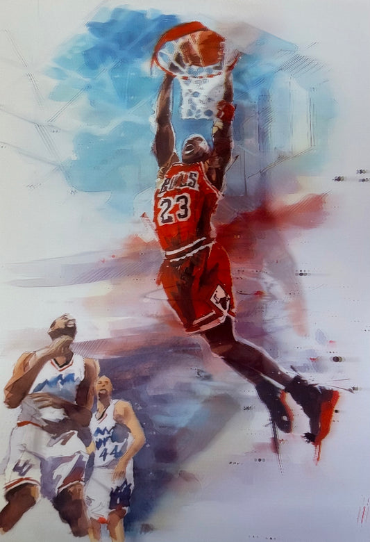 Michael Jordan 3D Flip Poster