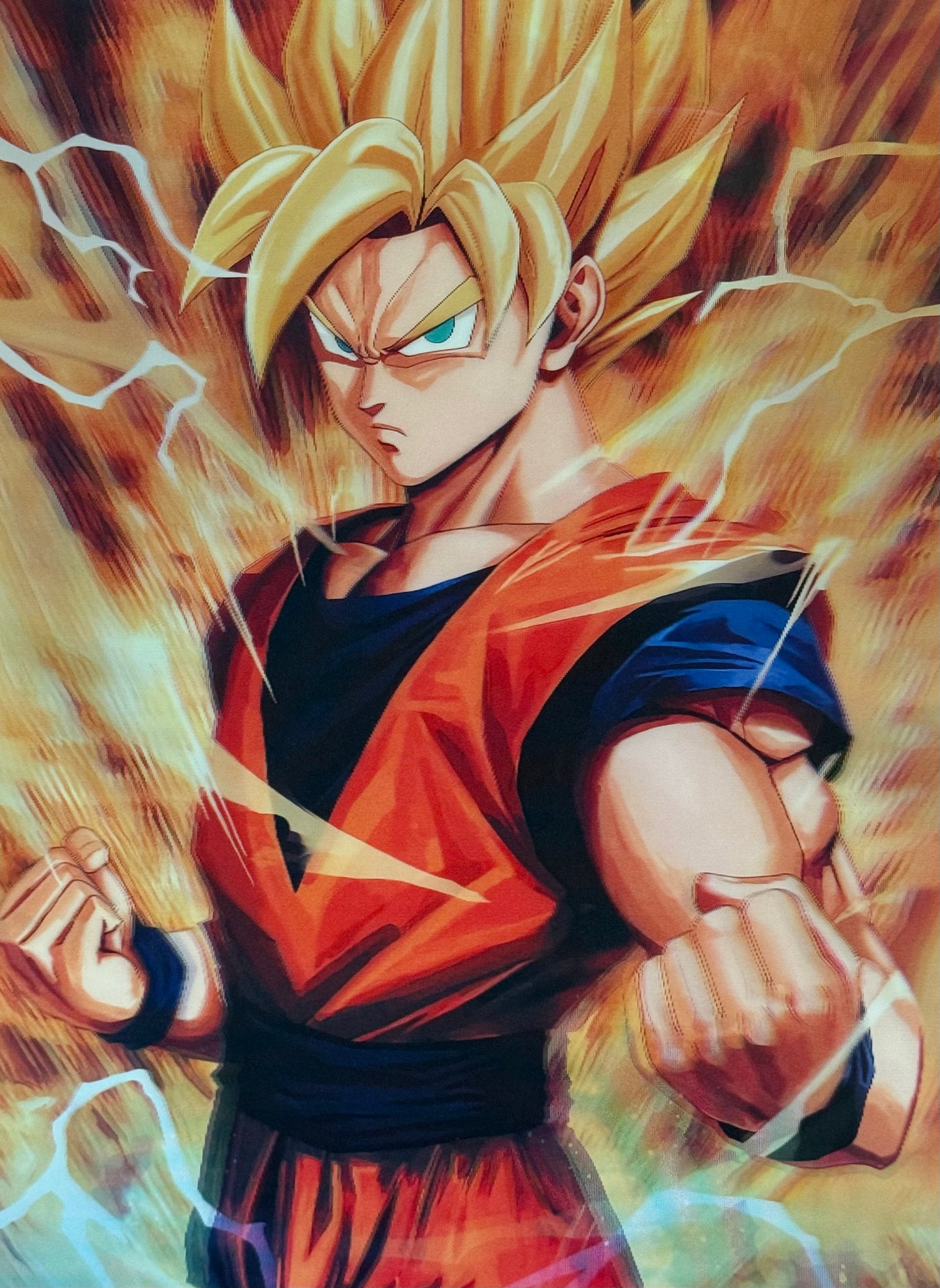 Goku Super Saiyan 3D Flip Poster
