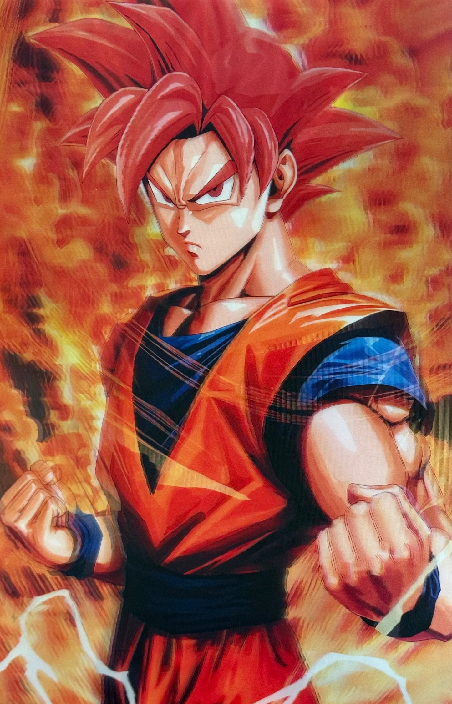 Goku Super Saiyan 3D Flip Poster