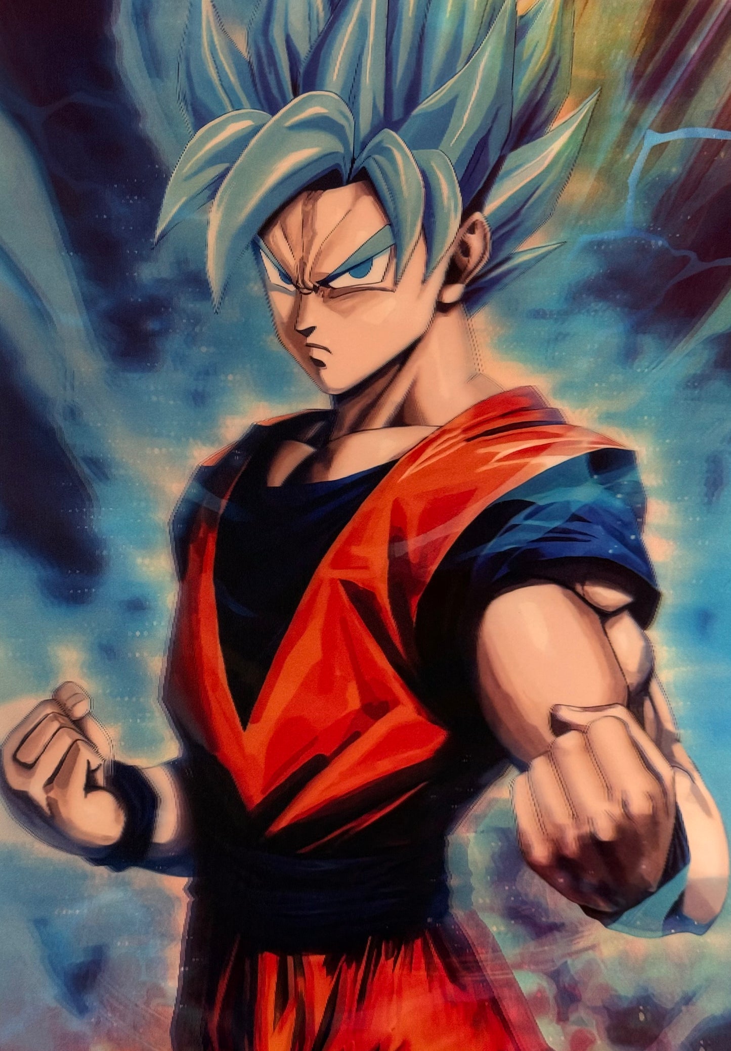 Goku Super Saiyan 3D Flip Poster