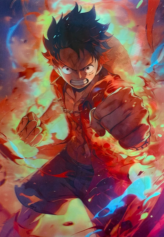 Luffy & Zoro 3D Flip Poster