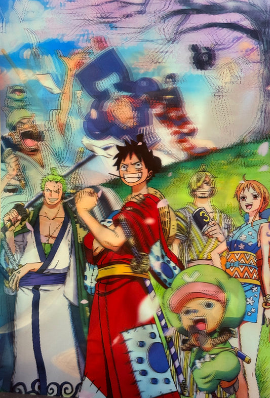 Straw Hat Crew 3D Flip Poster