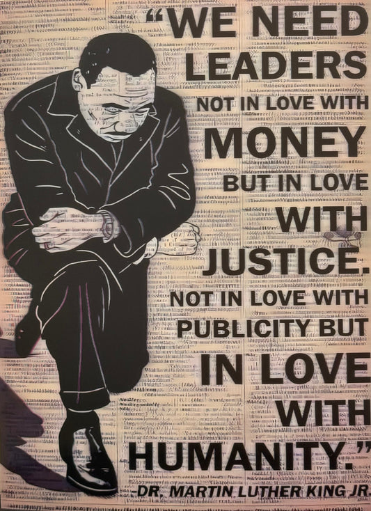 Martin Luther King Jr. Quote 3D Depth Poster