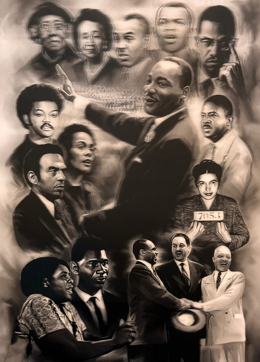 Civil Rights Movement & Black History 3D Flip Poster