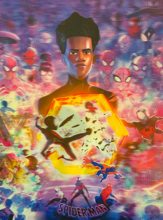 Spiderverse 3D Flip Poster
