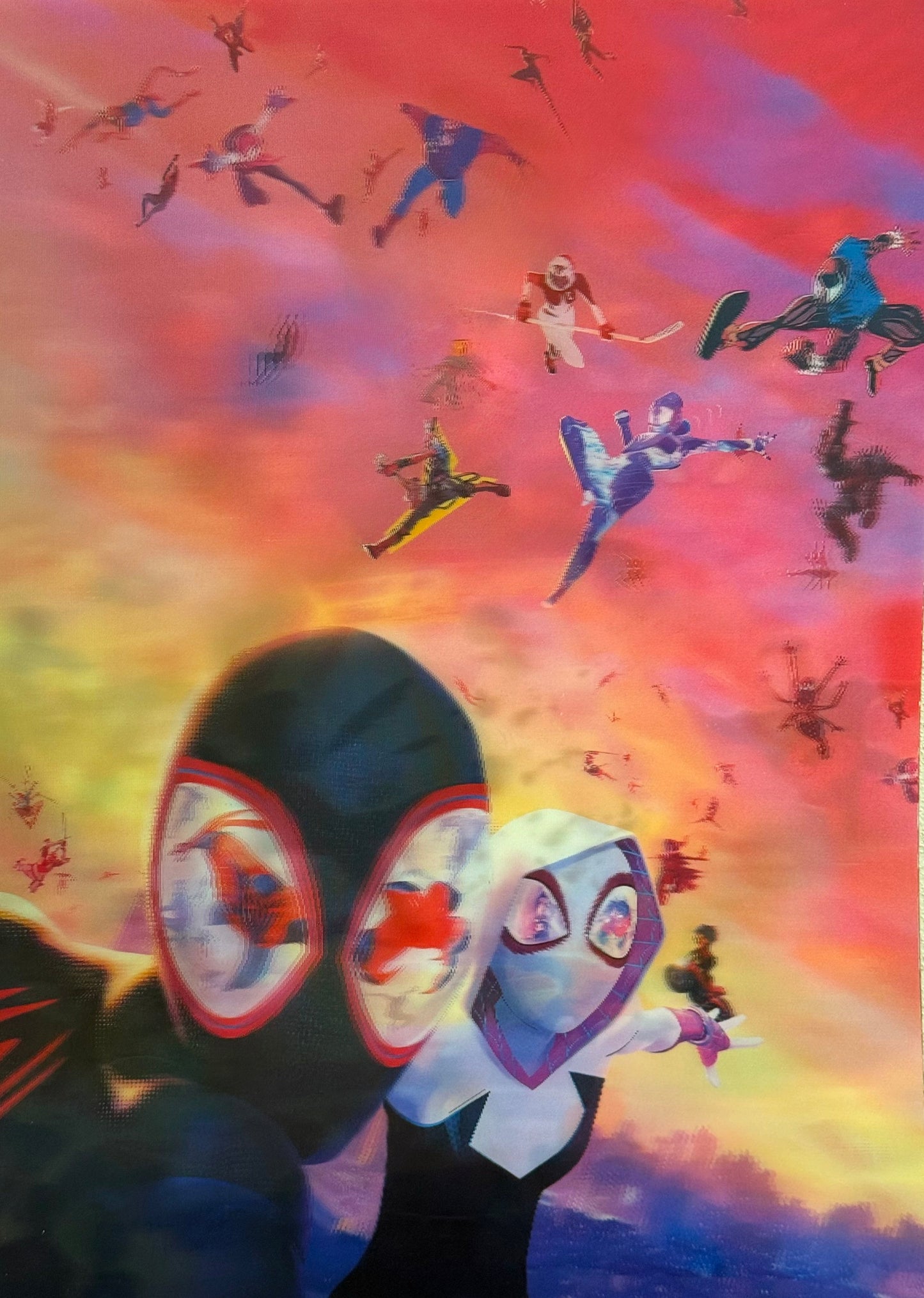 Spiderverse 3D Flip Poster