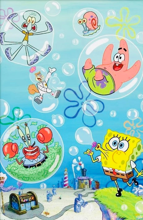 Spongebob 3D Flip Poster
