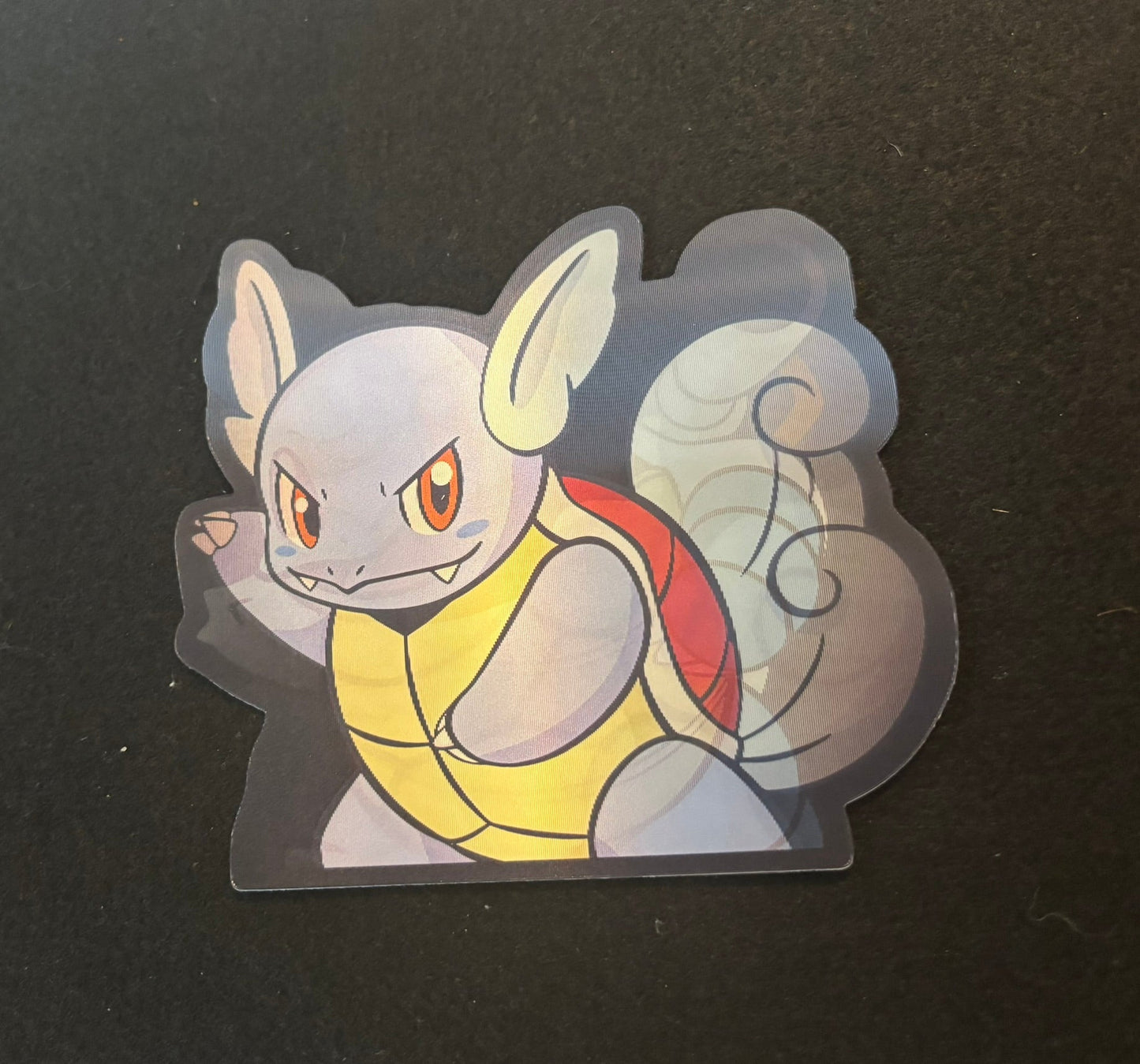 Squirtle Evolution 3D Flip Sticker