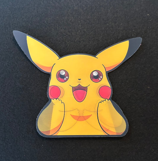 Pikachu 3D Flip Sticker